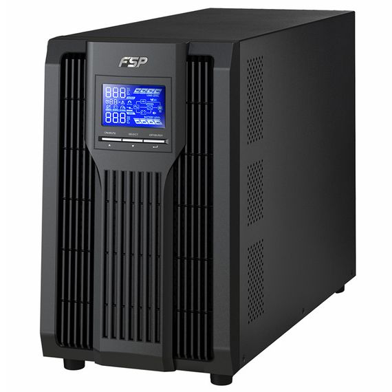 ДБЖ FSP Champ 2 kVA, Tower, Schuko (CH-1102TS), 2000VA/1800W, Online, Schuko*3,CE | Зображення 1