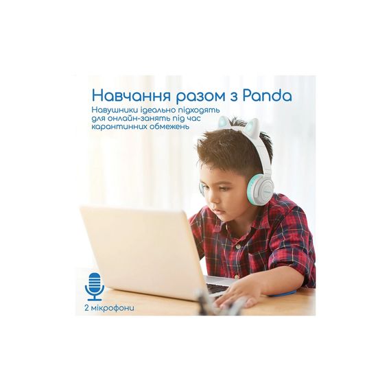 Навушники Promate Panda Aqua (panda.aqua) | Зображення 2