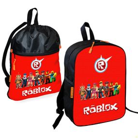 Школьный рюкзак детский Роблокс / Roblox + Сумка для обуви спортивной формы рюкзак-мешок мальчику (01822)