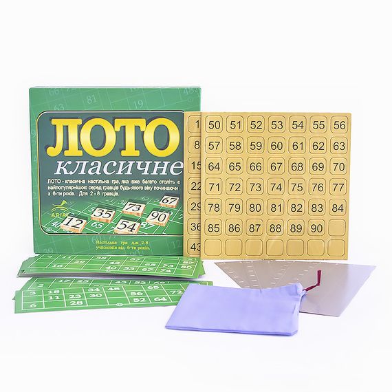 Настільна гра Лото класичне Arial 910046 укр. мовою | Зображення 1