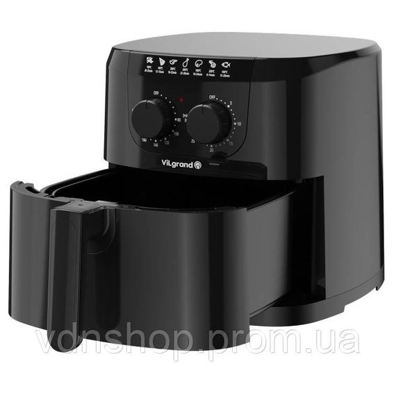 Фритюрниці електрична ViLgrand, Фритюрниця професійна, Повітряна фритюрниця для закусок без масла KQ-98 | Зображення 1