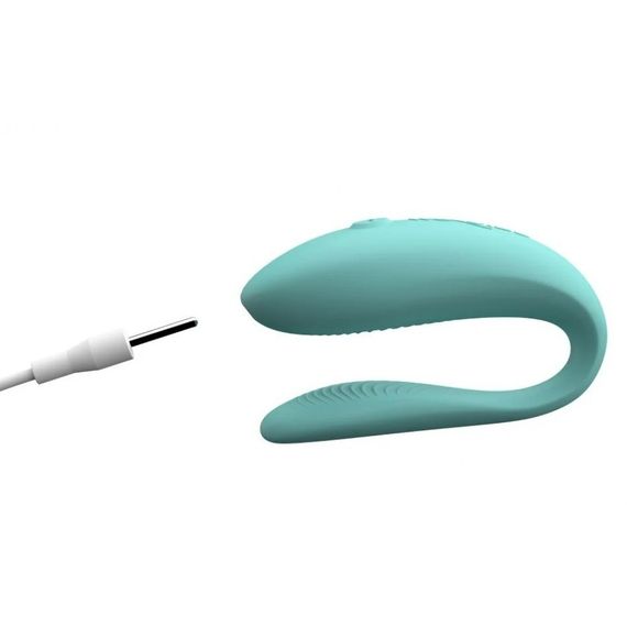 Инновационный смарт вибратор для пар Sync Lite We-Vibe, силиконовый, мятный sexstyle | Зображення 5