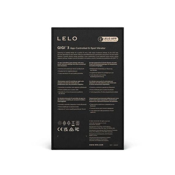 Вібратор точки G LELO GIGI 3 Plum sexstyle | Зображення 3