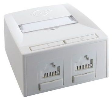 Настінна розетка Molex Synergy 2P/DG+/568A/B C5E White (SSY-00010-02)