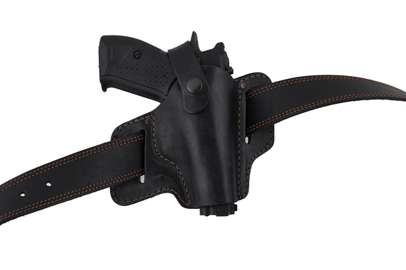 Кобура Форт-12 поясна не формована "метелик" шкіра чорна 12104 ms | Зображення 2