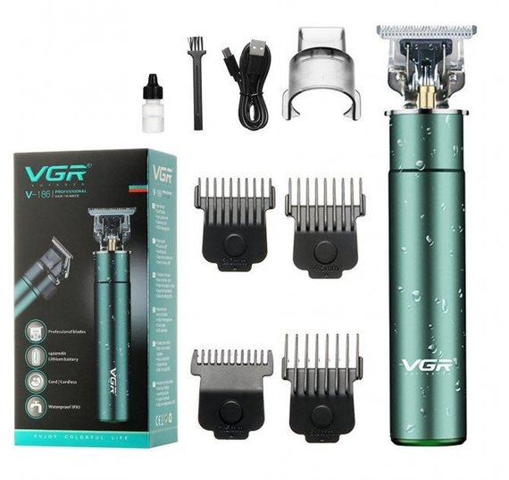 Машинка для стрижки волосся з акумулятором XPRO V-186 (42197-VGR-186_506)
