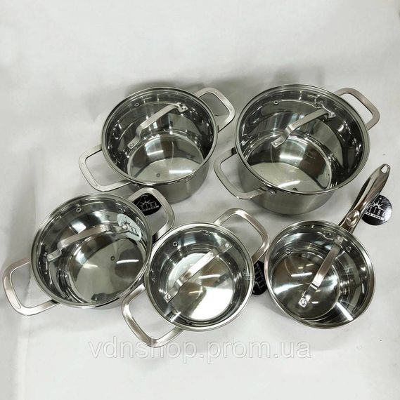 Набір каструль вищої якості, Набір посуду для електричних плит каструль для плит VQ-64 | Зображення 3