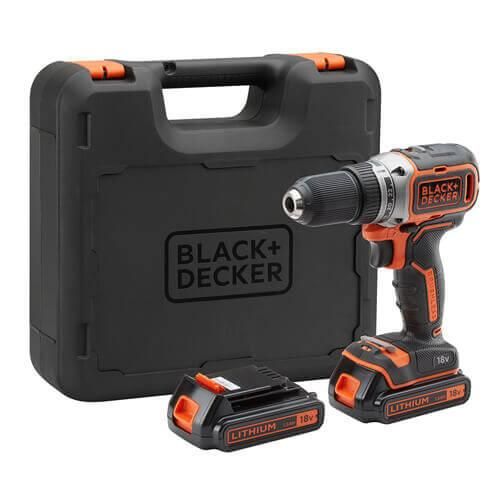 Дрель-шуруповерт аккумуляторная бесщёточная BLACK+DECKER BL186KB | Зображення 7