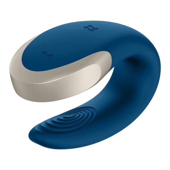 Вибратор для пар Satisfyer Powrot Double Love (Blue) Sex Aura | Зображення 4