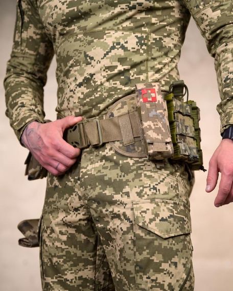Розвантажувальний пояс РПС в зборі тактичний ремінь з підсумками пояс для магазинів військова розвантаження | Зображення 4