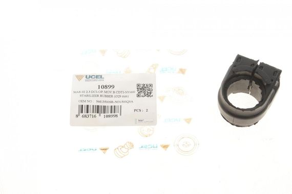 Втулка стабілізатора заднього Renault Master 2.3dCi RWD 10- спарка  10899