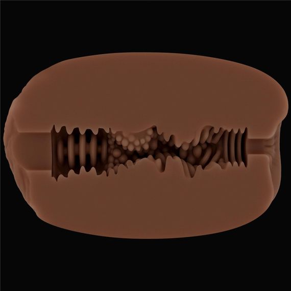 Мастурбатор - Slider Double-Ended Masturbator Vagina and Anus Brown | Зображення 8