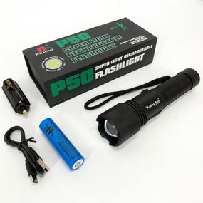 Ліхтарик поліс Bailong BL-Z01-P50 / Потужний ручний ліхтарик / Ліхтарик поліс / Тактичні ліхтарі SE-449 для полювання