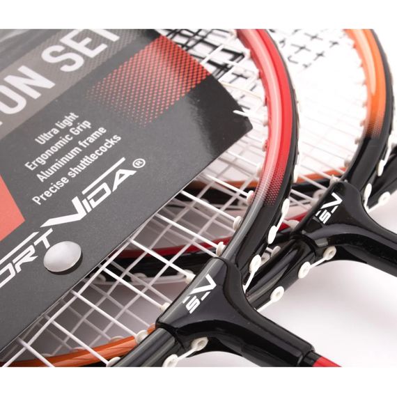 Набір для бадмінтону SportVida Pro 2 шт ракетки + волан (SV-SE0002) | Зображення 8