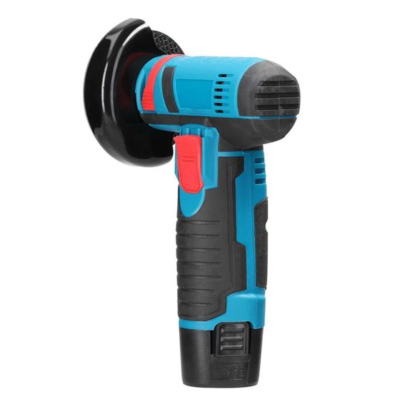 Акумуляторна болгарка у валізі (2 акумулятори 12V, 2 диска), W-153-7 / Кутова шліфувальна машина / Міні електроболгарка бездротова | Зображення 3