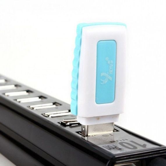 Разветвитель USB HUB на 10 портов с активной зарядкой 220V. YM-446 Цвет: черный | Зображення 2