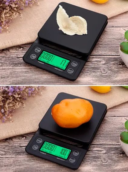 Ваги з таймером для кави Yieriy електронні для бариста з гумовим килимком / ваги настільні для кав'ярні, будинки, ресторанів | Зображення 5