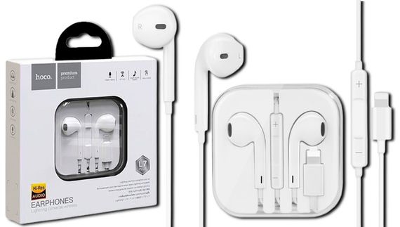 Гарнітура Hoco L7 Plus Lightning Bluetooth білий (MAW-35901_232) | Зображення 2