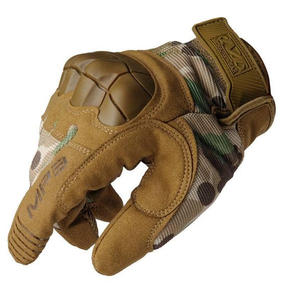 Перчатки Mechanix Protect закрытые Мультикам,полнопалые штурмовые армейские перчатки L | Зображення 3