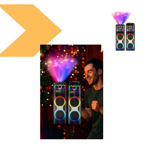 Bluetooth колонка з потужним стереозвучанням GD-2125 (47251-GD-2125_11116) | Зображення 6