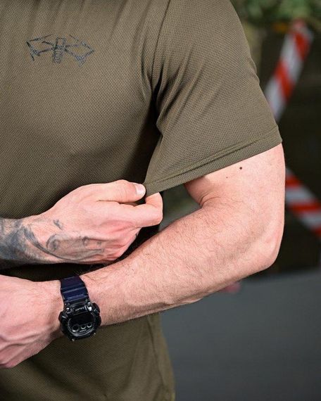 Тактическая потоотводящая футболка  Dron oliva ПП7636 | Зображення 3