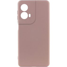 Чохол Silicone Cover Lakshmi Full Camera (AA) для Motorola Moto G85 Рожевий / Pink Sand