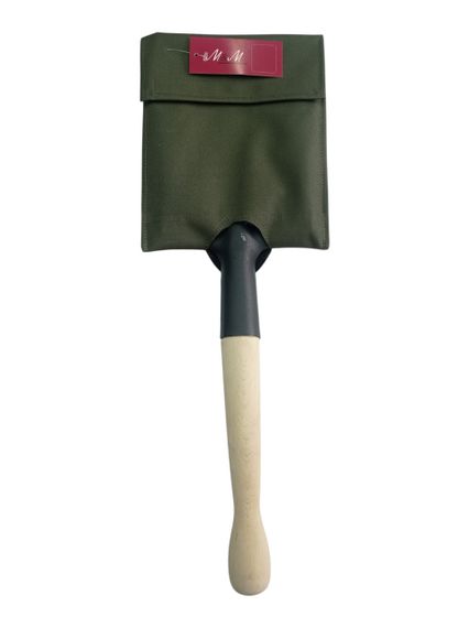 Мала піхотна саперна лопата чорна в чохлі М&М Вид 2 Olive green хакі (214508) | Зображення 1