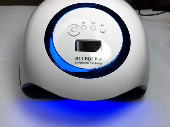 UV LED лампа Nail Lamp Blueque BQ-V1 168 Вт для манікюру для сушіння гелю гель-лаку | Зображення 4