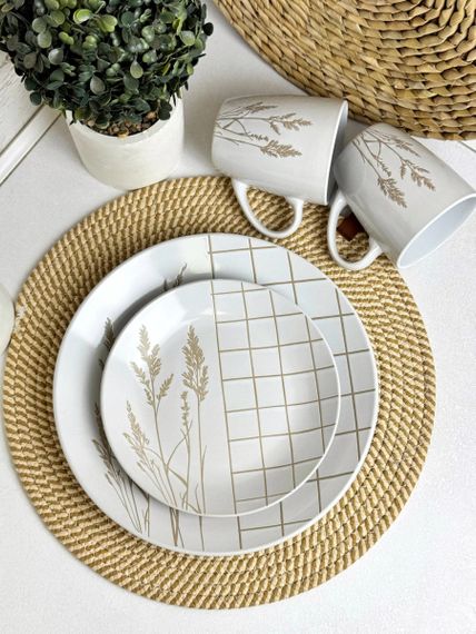 Кружка Intrendo Wheat Calm IN0038WHE 380 мл біла | Зображення 2