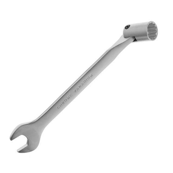 Ключ ріжково-накидний шарнірний 17 мм, Cr-V INTERTOOL XT-1417 | Зображення 3