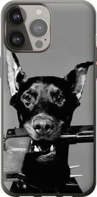 Чехол на iPhone 13 Pro Max Доберман "2745u-2371-17620"