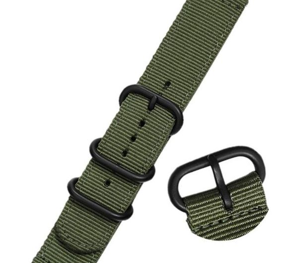 Нейлоновий ремінець Primolux Traveller для годинника Samsung Galaxy Watch 8 (46 mm / 44 mm / 40 mm) - Army Green | Зображення 4
