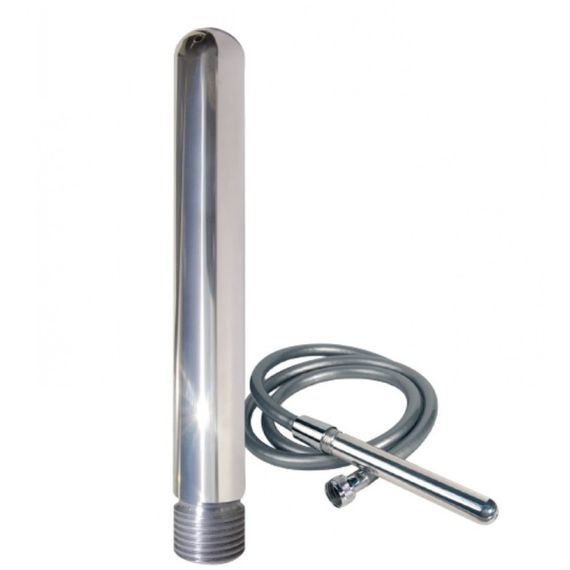 Анальний душ зі шлангом Joy Division Aluminium Intimate Douche, сталевий Sex Aura