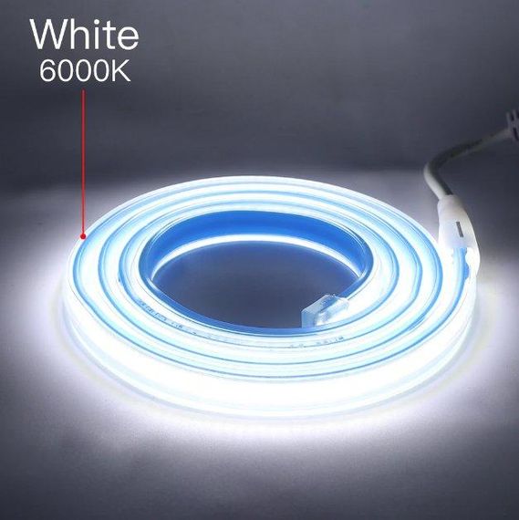 Світлодіодна LED стрічка PROLUM СОВ 280 LED IP67 220V Series S Білий 5500-6000К | Зображення 3