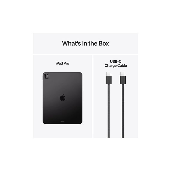 Планшет Apple iPad Pro 13" M5 Wi‑Fi + Cellular 256GB with standard glass - Space Black (ME7W4TY/A) | Зображення 8