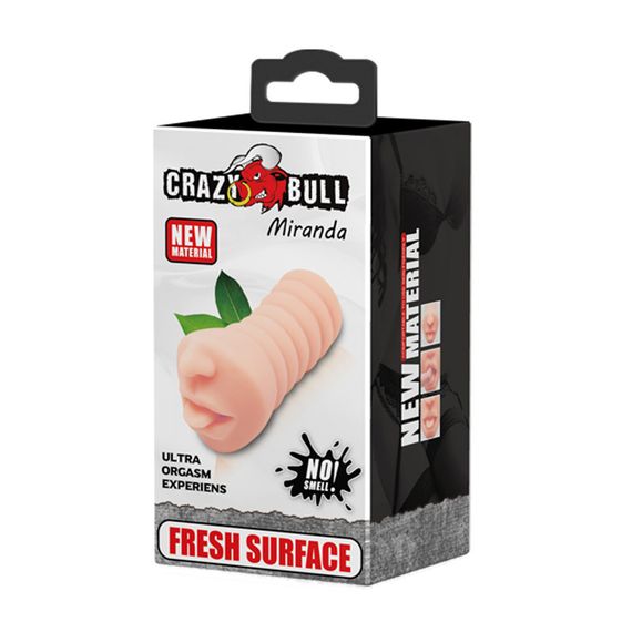 Мастурбатор рот реалістичний CRAZY BULL Miranda, 16,6 × 7,5 см Sex Aura | Зображення 7
