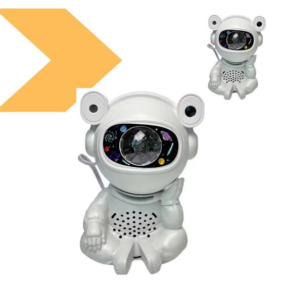 Лазерний нічник-проектор зоряного неба Астронавт XL-730 з пультом, що сидить (47707-9594_347) | Зображення 1