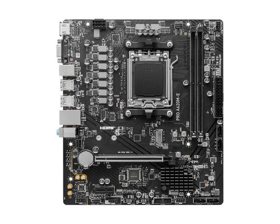 Материнcька плата MSI PRO A620M-E sAM5 A620 2xDDR5 M.2 HDMI D-Sub mATX 911-7E28-014