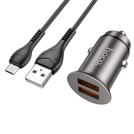 Автозарядний пристрій Hoco NZ1 36W QC3.0 Micro | Зображення 2