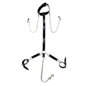 Бондажний набір з металевим анальним гаком Art of Sex Beatrice Bondage set with anal hook № 3 Sex Aura
