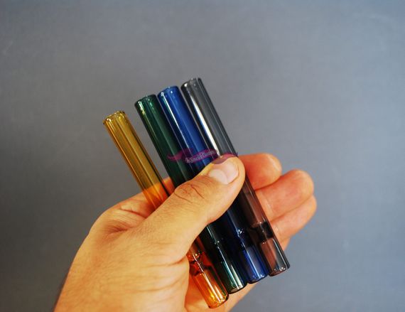 Стеклянная трубка One Hitter Синий | Зображення 2