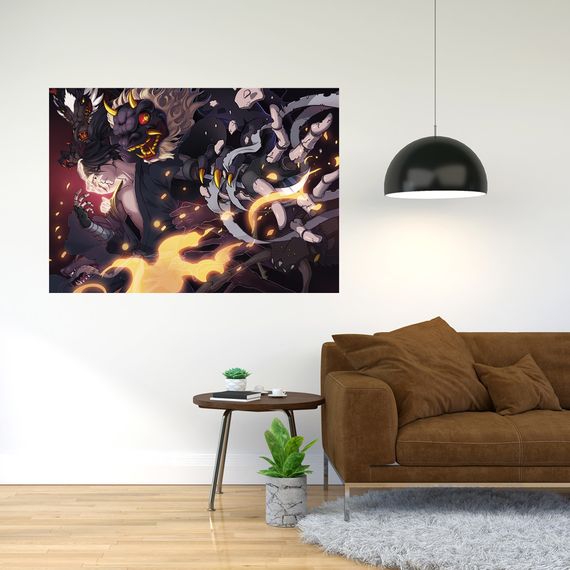 Плакат-постер з принтом Кавун Dororo - Дороро 18 А3 ПЛ000655(А3+)