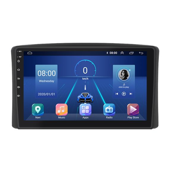 Штатна магнітола Lesko для Toyota Land Cruiser 100 Series 1998-2002