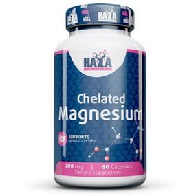 Мікроелемент Магній Haya Labs Chelated Magnesium 200 mg 60 Caps