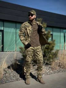 Комплект 2 в 1 Тактичний статутний костюм+ Убакс CoolPass ЗСУ Піксель мм14 Military
