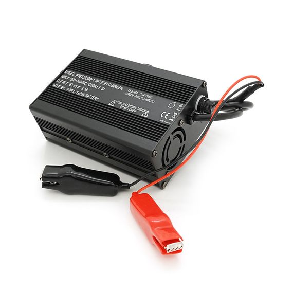 Зарядний пристрій для акумуляторів LiFePo4 72V(87,6V),24S,3,5A,+ крокодили,135x90x50mm, 0,6 кг | Зображення 2