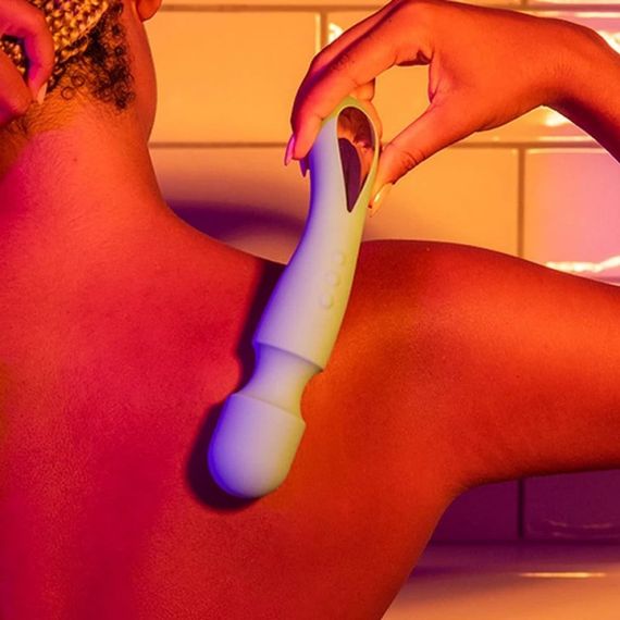 Вибратор-микрофон Lovehoney Mon Ami body для тела, голубой Sex Aura | Зображення 2