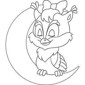 Роспись по холсту "Сова" 15113-AC 25х30 см