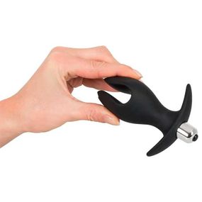 Анальная пробка-расширитель с вибрацией Black Velvets Vibrating Anchor Plug L – Анальные игрушки