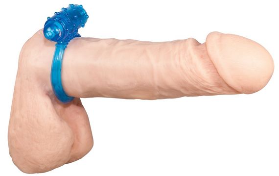 Эрекционное кольцо - Vibro Ring Silikon Blue sexstyle | Зображення 2